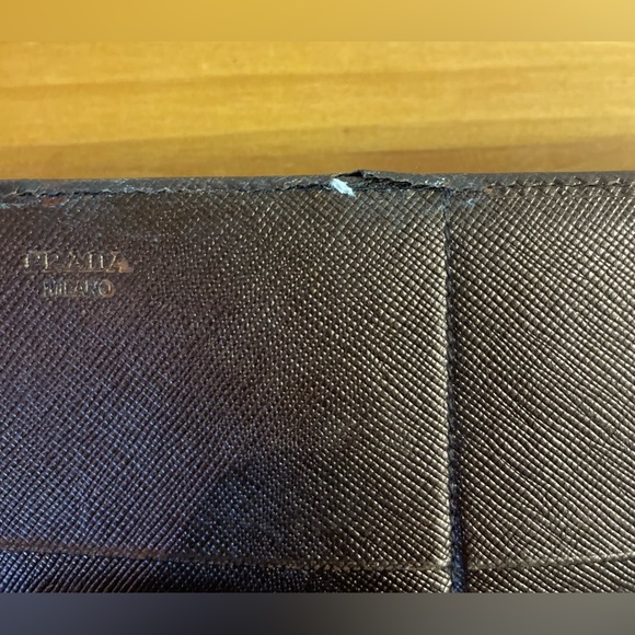 Prada Bronze Leather Wallet - Picture 12 of 14
